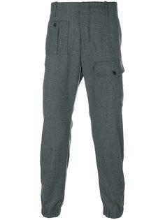 зауженные брюки с накладными карманами Dondup