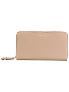 кошелек на молнии с логотипом Emporio Armani