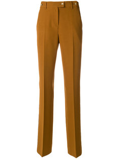 прямые брюки с полоской по бокам Pt01