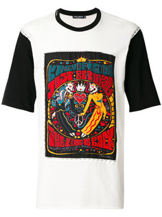 футболка свободного кроя с принтом Dolce &amp; Gabbana
