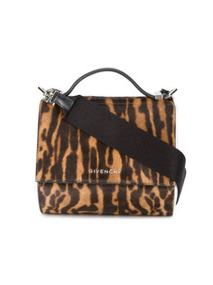 мини леопардовая сумка на плечо  Givenchy