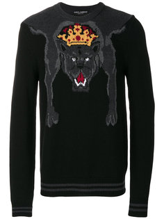 джемпер с пантерой Dolce &amp; Gabbana