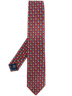 галстук с принтом плюшевых медведей Polo Ralph Lauren