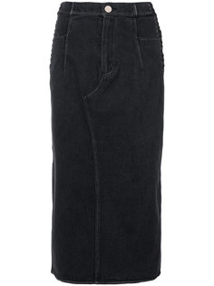 джинсовая юбка со шнуровкой 3.1 Phillip Lim