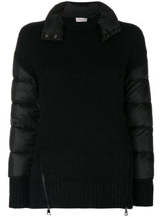 джемпер с контрастными рукавами Moncler