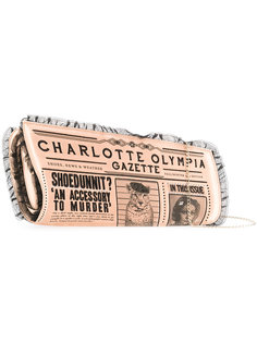 клатч с принтом Gazette Charlotte Olympia