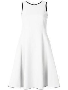 приталенное расклешенное платье Emporio Armani
