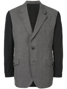 пиджак с контрастными рукавами Yohji Yamamoto