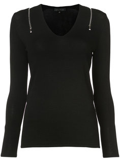 V-neck zipped jumper Barbara Bui