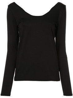 блузка с вырезом лодочкой  Cityshop