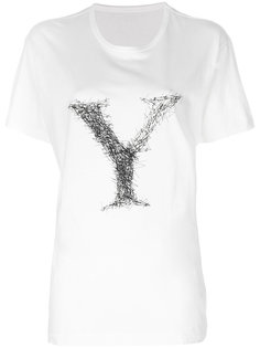 футболка с логотипом Y Yohji Yamamoto