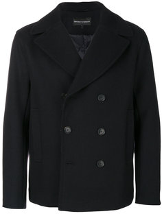 двубортная куртка Emporio Armani