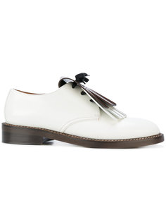 bicolour fringed loafers Marni