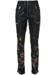 floral embroidered track pants Sacai