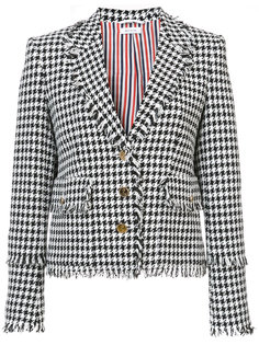 твидовый пиджак Trompe L’oeil Thom Browne