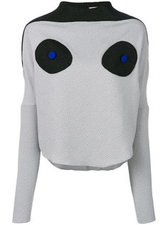 укороченный джемпер с отделкой Edeline Lee Edeline Lee