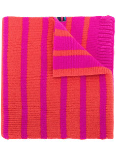 двусторонний неоновый шарф в полоску Ps By Paul Smith