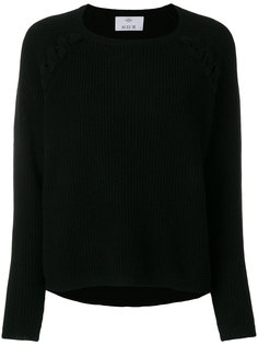 lace detail ribbed sweater Allude