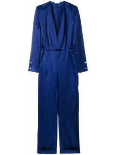 v-neck jumpsuit Mugler