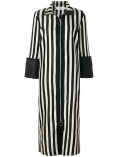striped zipped coat Marquesalmeida