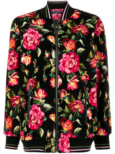 куртка бомбер с цветочным принтом Dolce &amp; Gabbana