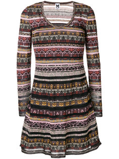 панельное платье с принтом M Missoni