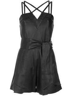 crisscross straps playsuit Tufi Duek