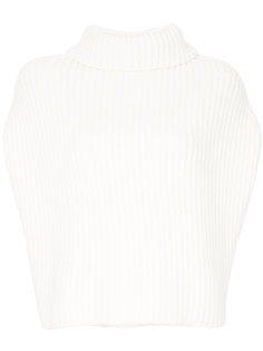 chunky knit sleeveless jumper Jil Sander