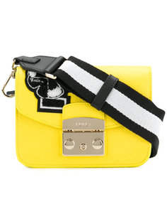 сумка на плечо с нашивкой Furla