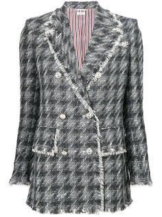 приталенный пиджак с бахромой  Thom Browne
