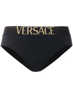 трусы с логотипом на поясе Versace