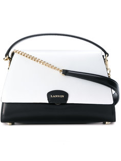 двухцветная мини сумка Lanvin