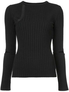 ribbed cutout jumper Nina Ricci