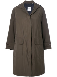 пальто с капюшоном и карманами карго  Aspesi