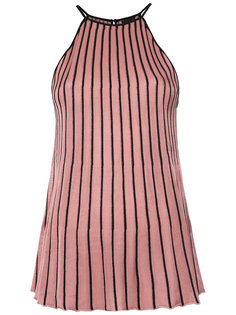 pleated bicolor top Osklen