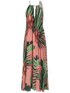 tropical print maxi dress Osklen