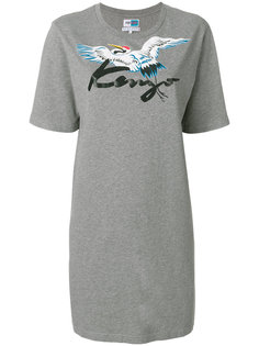 платье-футболка с принтом птицы  Kenzo