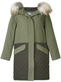 quilted combo parka  Army Yves Salomon