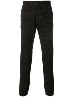 брюки скинни с мелким узором Etro