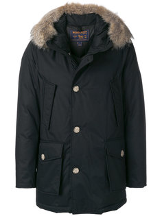 пуховая куртка с капюшоном Woolrich