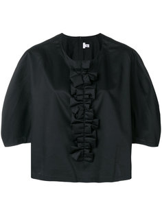блузка с круглым вырезом и оборками Comme Des Garçons Comme Des Garçons