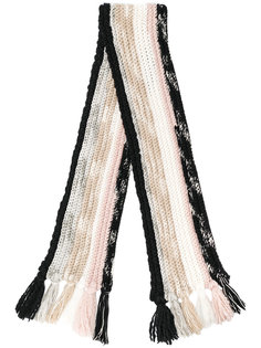 шарф крупной вязки в полоску Missoni