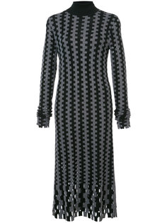 embroidered midi knitted dress Dvf Diane Von Furstenberg