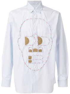 полосатая рубашка с аппликацией Comme Des Garçons Shirt