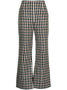 укороченные расклешенные брюки Marni