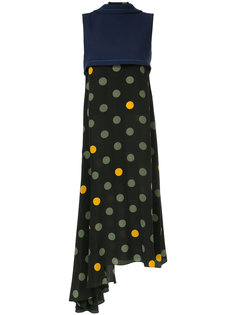 многослойное платье в горошек Marni