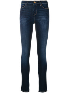 джинсы скинни с потертостями Armani Jeans