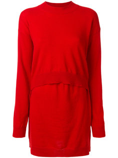 свитер с многослойным эффектом Mm6 Maison Margiela