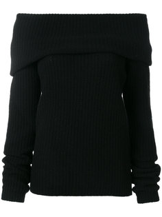 джемпер с открытыми плечами MSGM
