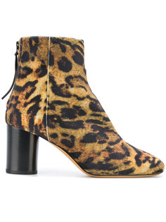 ботинки с леопардовым принтом Isabel Marant